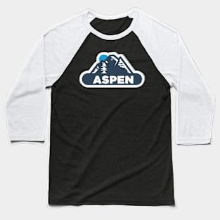 Aspen Ski & Snowboard Baseball T-Shirt